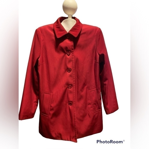 Merona classic Red Coat made in Srilanka - Picture 1 of 5
